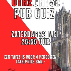 Deelname Utrechtse Pubquiz 23 Mei 2026